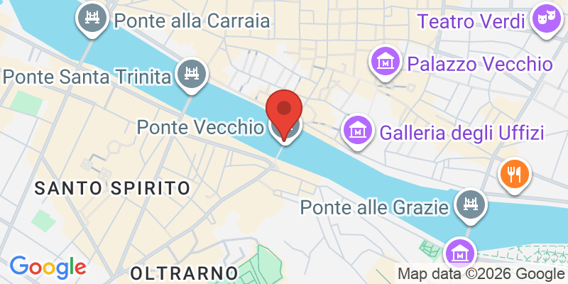 ヴェッキオ橋の地図