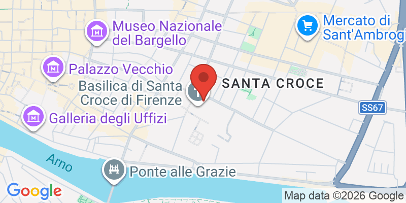 サンタ・クローチェ聖堂の地図