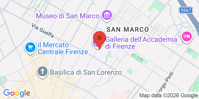 アカデミア美術館（ダビデ像）の地図