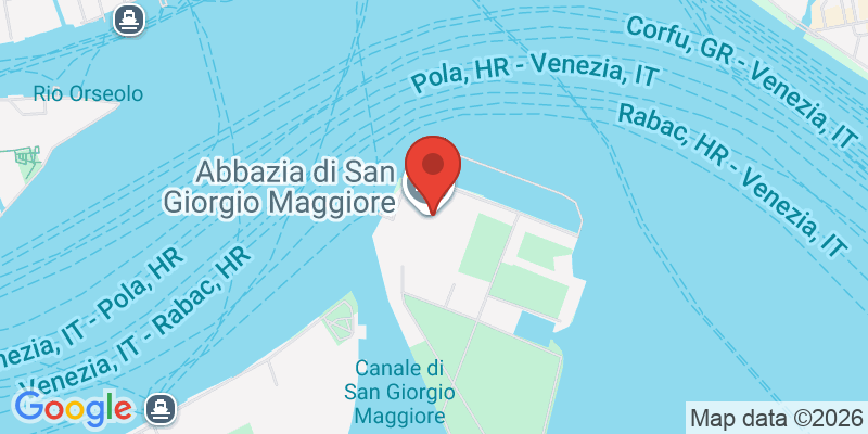 サン・ジョルジョ・マッジョーレ島の地図