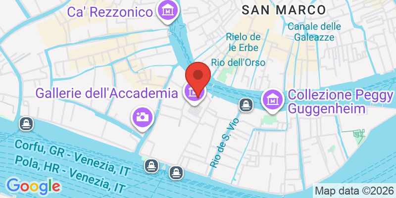 アカデミア美術館の地図