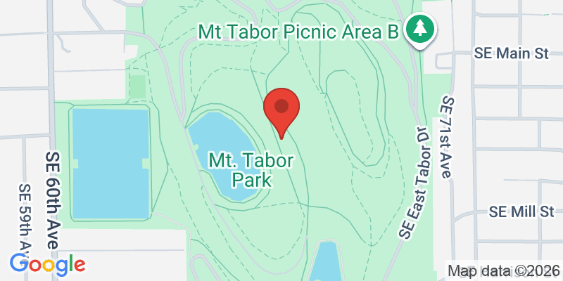 マウントタボル公園の地図