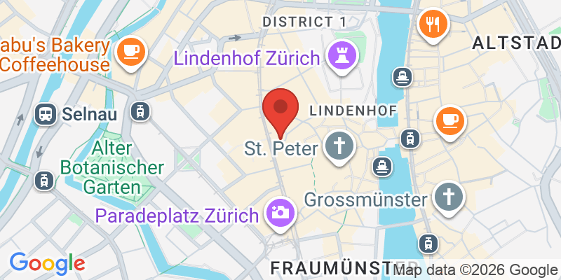 バーンホフ通りの地図