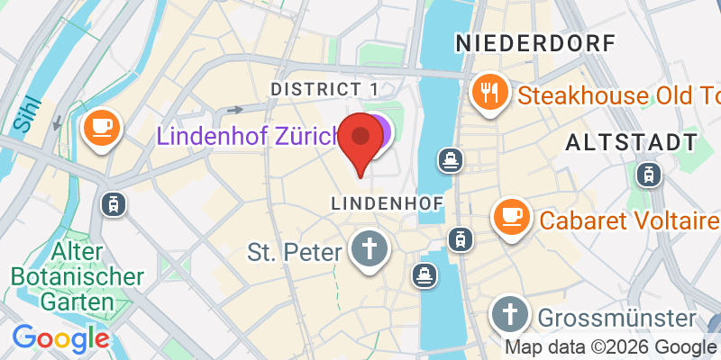 リンデンホフの丘の地図