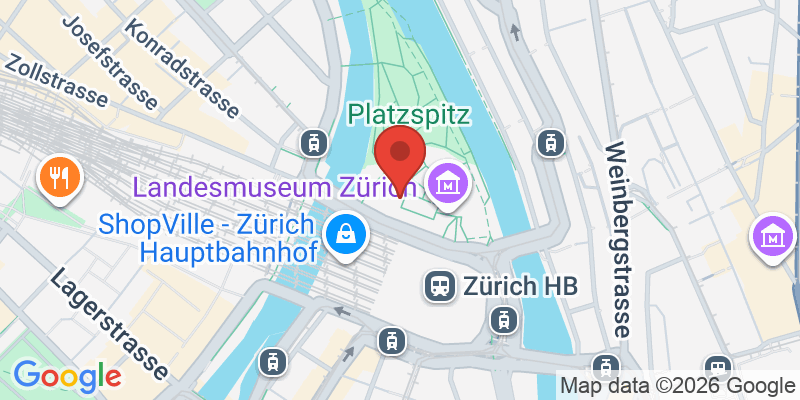 スイス国立博物館の地図