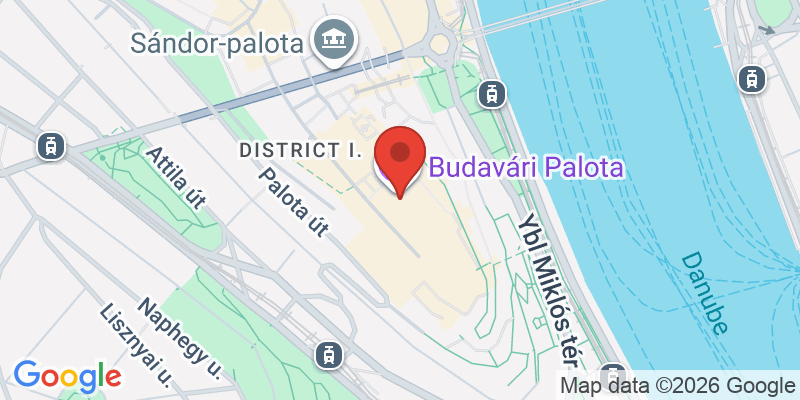 ブダ城（王宮）の地図