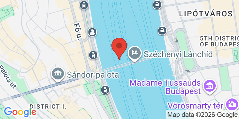 セーチェーニ鎖橋の地図