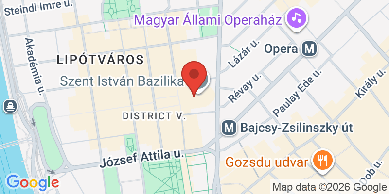 聖イシュトヴァーン大聖堂の地図