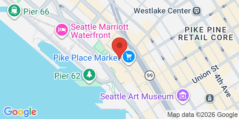 パイクプレイスマーケットの地図