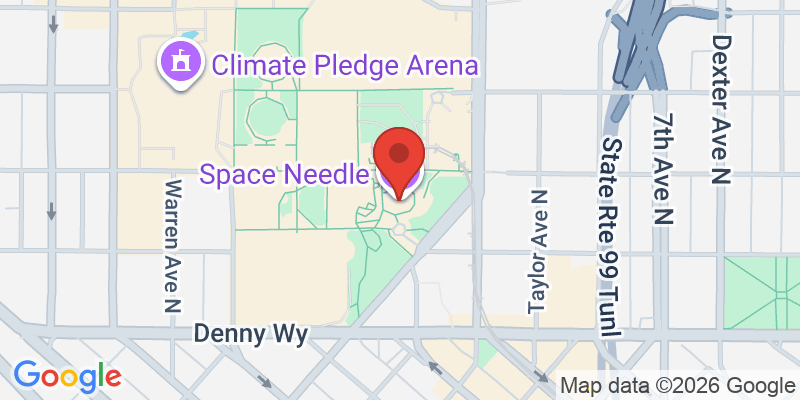 スペースニードルの地図