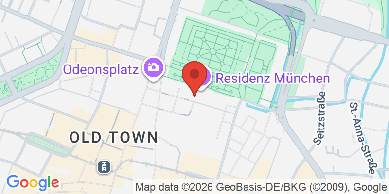 レジデンツの地図