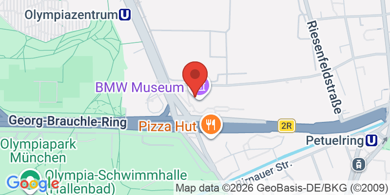 BMW博物館の地図