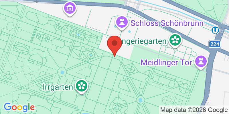 シェーンブルン宮殿の地図