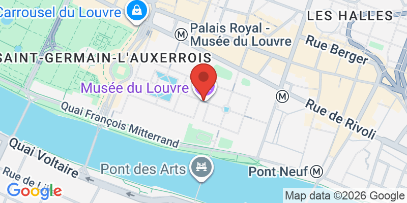 ルーヴル美術館の地図