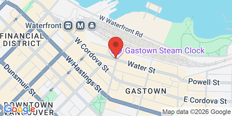 ギャスタウンの地図