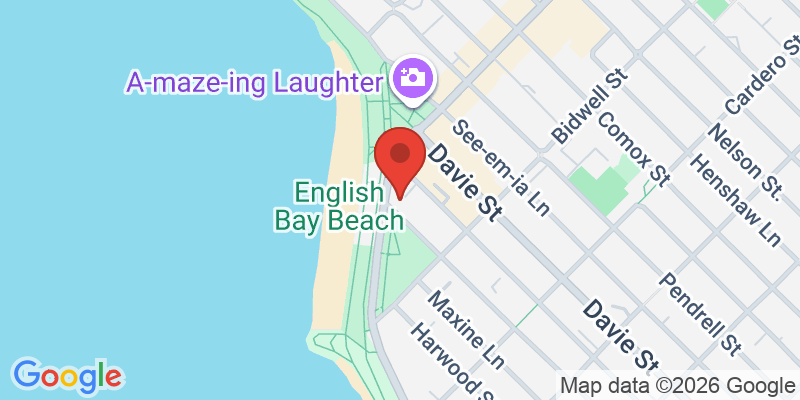 イングリッシュベイビーチの地図