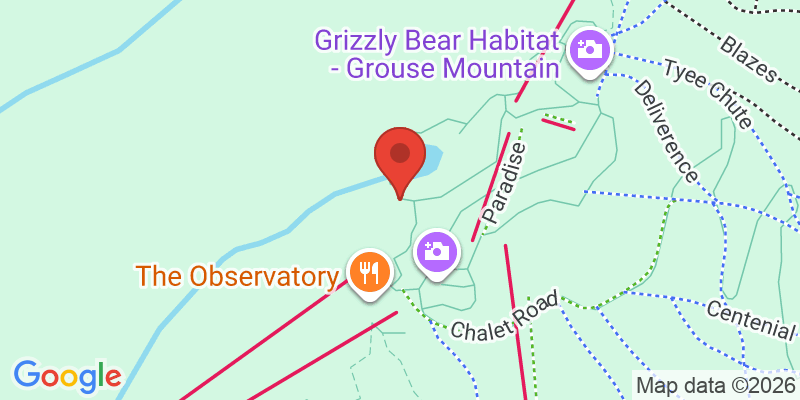 グラウスマウンテンの地図