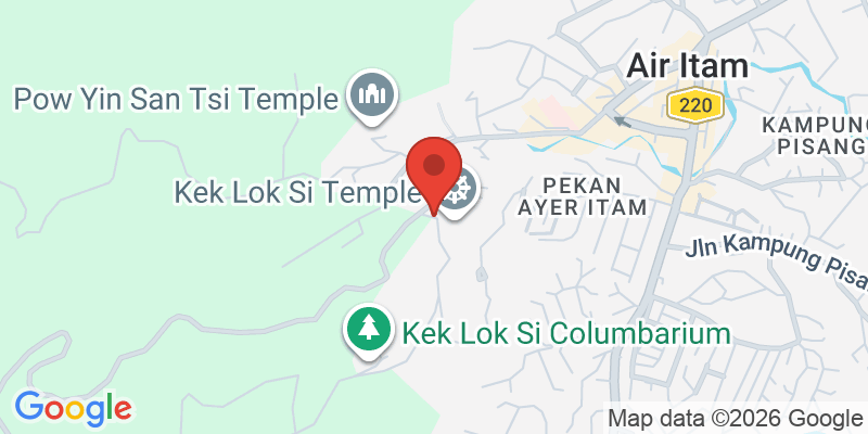 ケック・ロック・シー寺院の地図