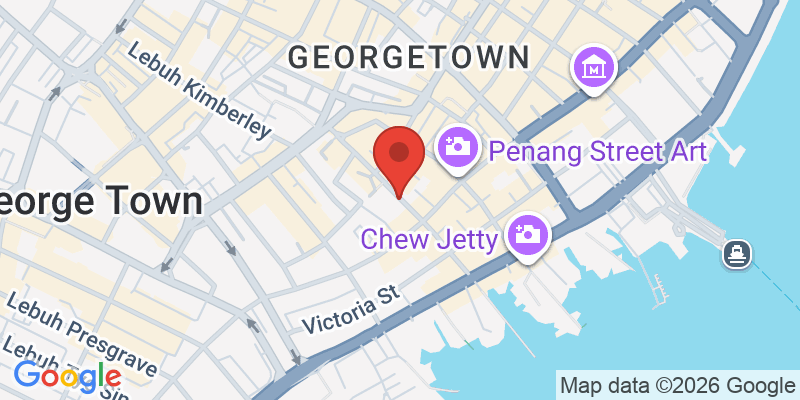 ジョージタウン・ストリートアートの地図