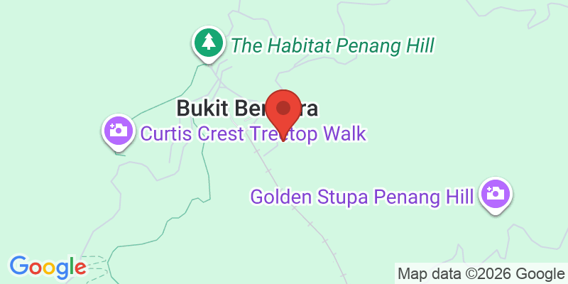 ペナンヒルの地図