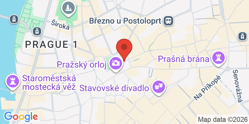 旧市街広場の地図