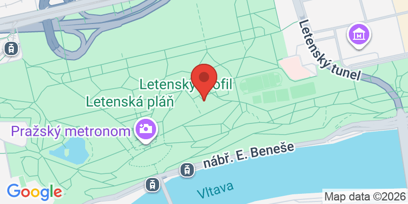 レトナー公園の地図