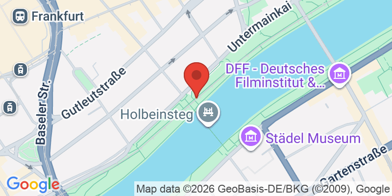 シュテーデル美術館の地図