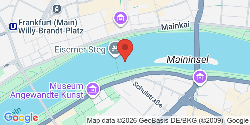 アイゼルナー・シュテグ（鉄の歩道橋）の地図