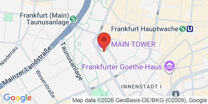 マインタワー展望台の地図