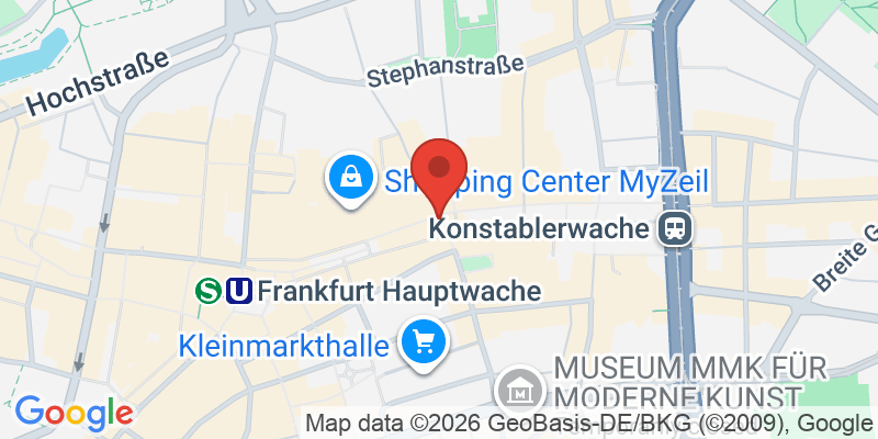 ツァイル通りの地図