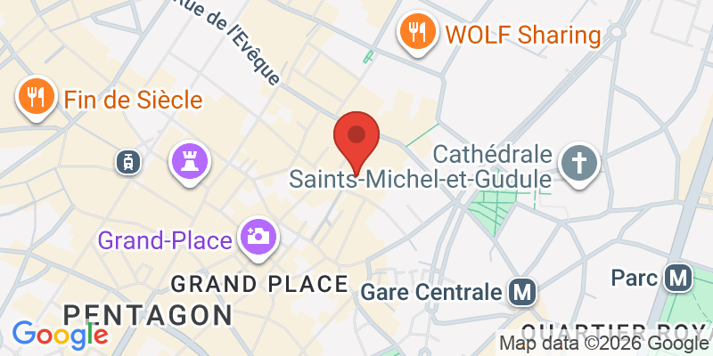 ギャルリー・サンチュベールの地図