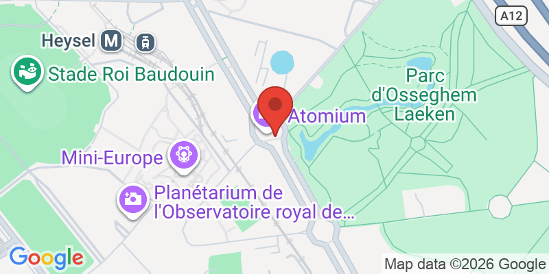 アトミウムの地図