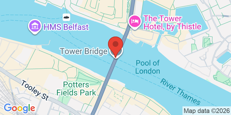 タワーブリッジの地図