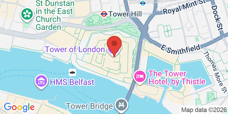 ロンドン塔の地図