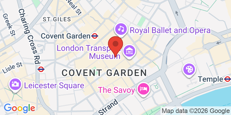 コヴェントガーデンの地図