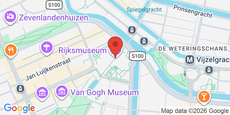 アムステルダム国立美術館の地図