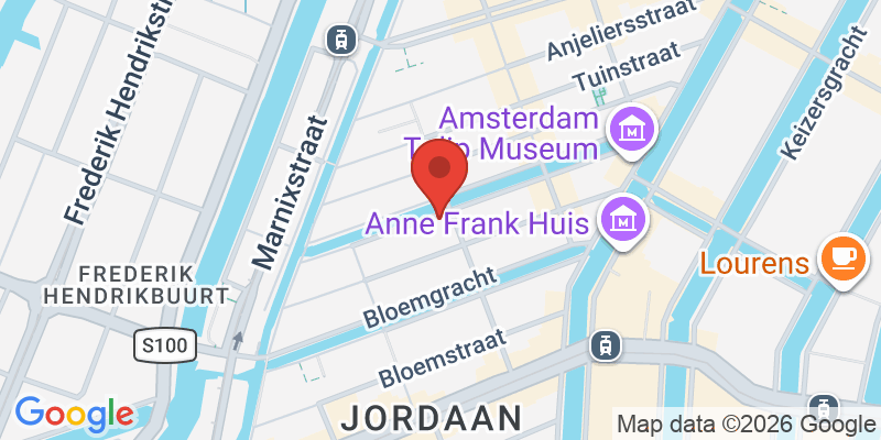 ヨルダン地区散策の地図