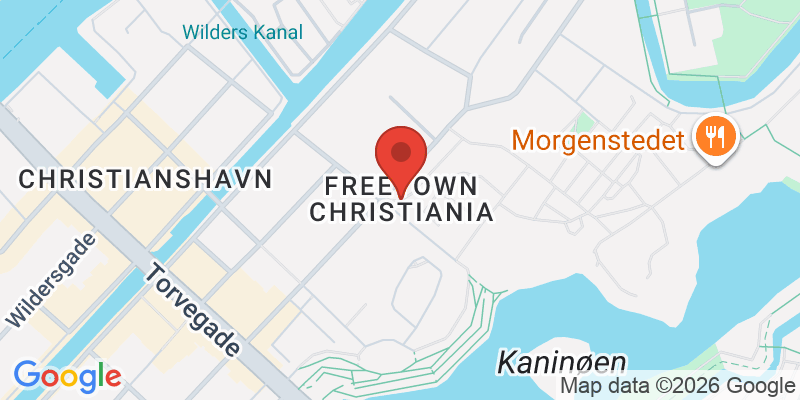 クリスチャニアの地図