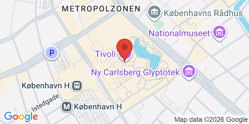 チボリ公園の地図