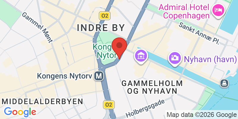 ニューハウンの地図