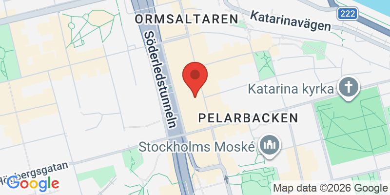 ソーデルマルム地区の地図