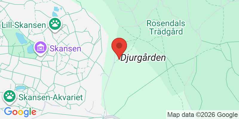 ユールゴーデン島散策の地図