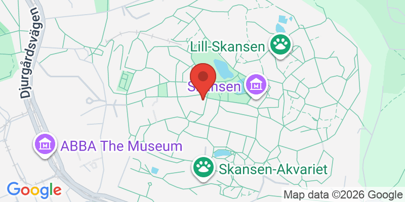 スカンセン野外博物館の地図