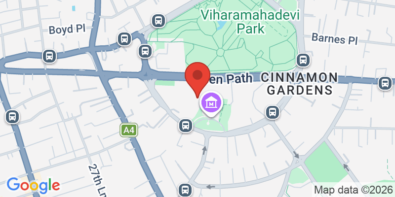 コロンボ国立博物館の地図