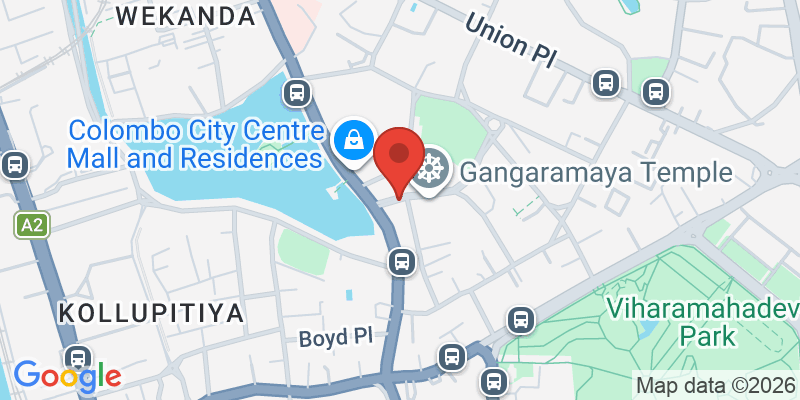 ガンガラーマ寺院の地図