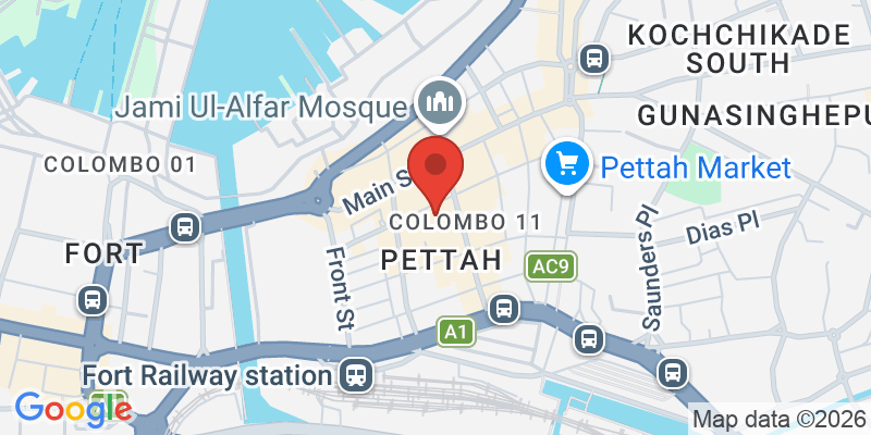 ジャミ・ウル・アルファー・モスクの地図