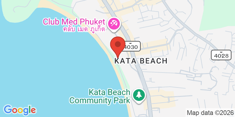 カタビーチの地図