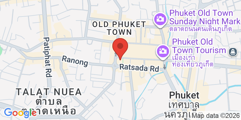 プーケットオールドタウンの地図